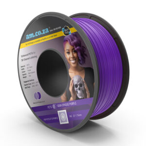 P3F-PETG-S175/PURPLE: 1.75mm Semi-Transparent Purple ◼ Enhanced-PETG (for 3D Channel Letter Printing) 3D Printing Filament 1KG, Nozzle 200-240°C Bed 40-60°C